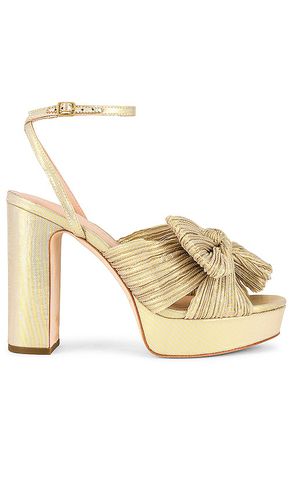 Natalia Pleated Platform Sandal in . Taglia 9.5 - Loeffler Randall - Modalova