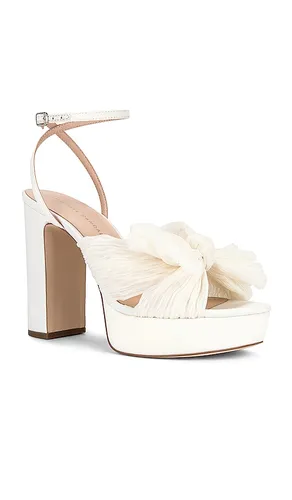 Natalia Pleated Knot Platform in . Size 7. Also in 8, 8.5, 9, 9.5, 10, 5 - Loeffler Randall - Modalova
