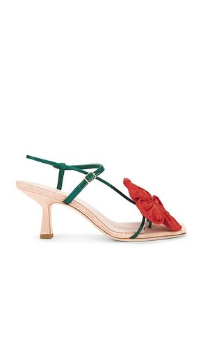 Frank Flower Applique Heeled Sandal in . Size 7, 8, 9 - Loeffler Randall - Modalova