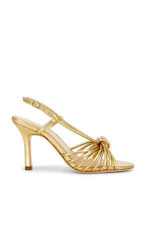 Mareka Strappy Heel in Metallic Gold. - size 5.5 (also in 8) - Loeffler Randall - Modalova