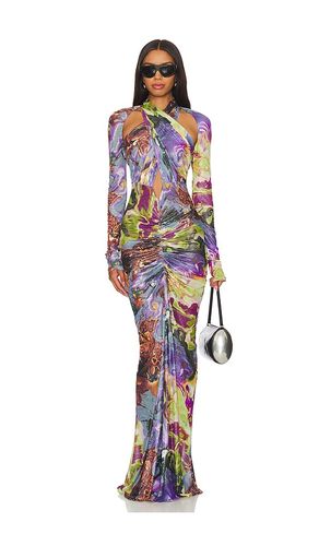 Halter Ruched Gown in Purple. - size M (also in S, XS) - Lapointe - Modalova