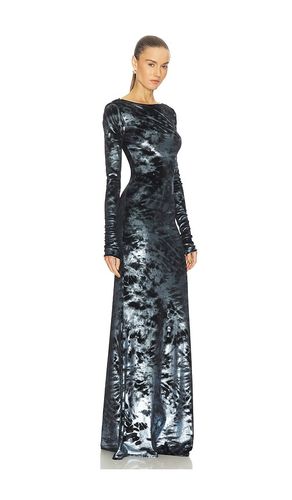 Velour Boatneck Gown in . Size S. Also in M, XS - LaPointe - Modalova
