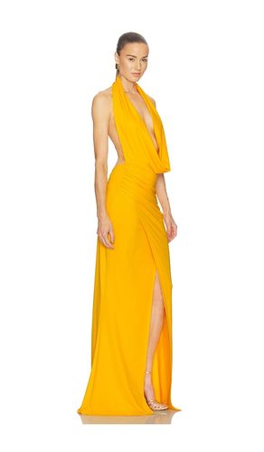 Matte Tech Cowl Neck Shirred Gown in . Size L. Also in S - LaPointe - Modalova