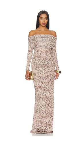 Printed Jersey Off The Shoulder Gown in . Size L. Also in M, S, XS - LaPointe - Modalova