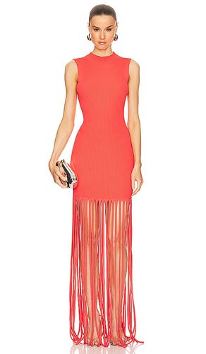 Fringe Dress in Coral. - size M (also in S, XS) - Lapointe - Modalova