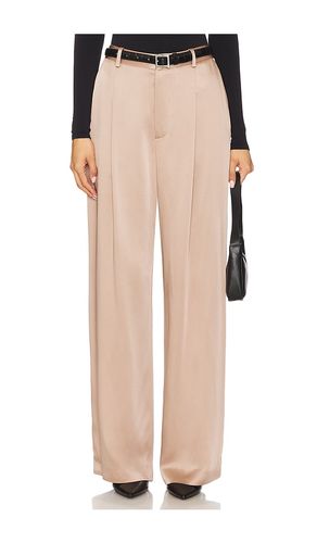 Satin Relaxed Pant in Taupe. - size 4 (also in 6) - Lapointe - Modalova