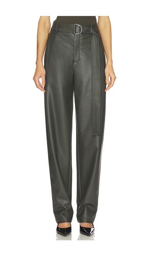 Faux Leather Belted Tapered in . Size 4. Also in 0, 2 - LaPointe - Modalova