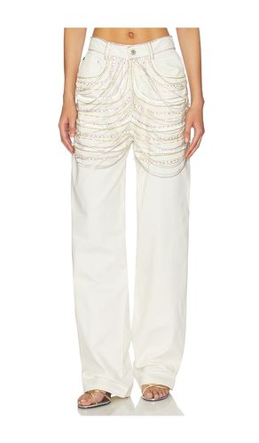 Embroidered Straight Leg Pant in . Size 4. Also in 6, 8 - LaPointe - Modalova