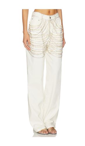 Embroidered Straight Leg Pant in . Size 6. Also in 8 - LaPointe - Modalova