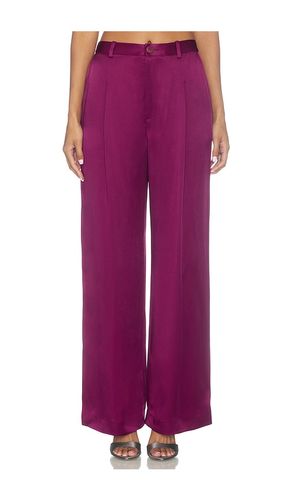Satin Relaxed Pleated Pant in . Taglia 0. Also in 2, 4 - LaPointe - Modalova