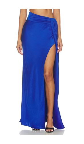X REVOLVE Lightweight Satin Asymmetric Maxi Skirt in . Size 2. Also in 4 - LaPointe - Modalova