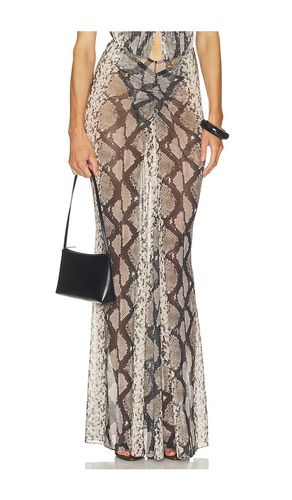 Mesh Ruched Maxi Skirt in . Size M. Also in S, XS - LaPointe - Modalova