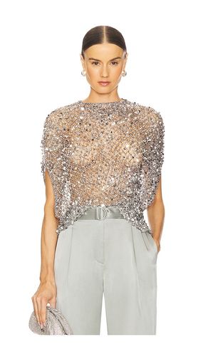 Sequin Cape Tee in Metallic . - size L (also in M) - Lapointe - Modalova