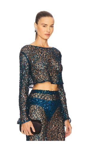 Net Paillette Top in . Size L. Also in M, S - Lapointe - Modalova