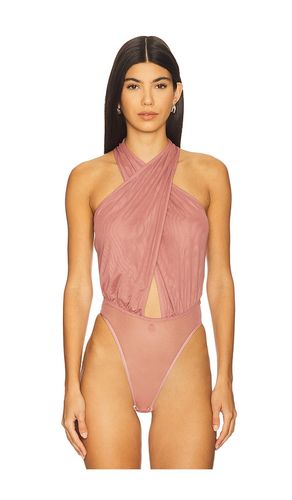 Mesh Halter Cutout Bodysuit in . Size M. Also in XS - Lapointe - Modalova