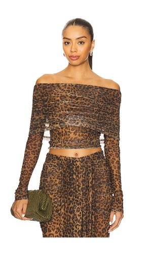 Printed Mesh Off The Shoulder Top in . Size S. Also in M - LaPointe - Modalova