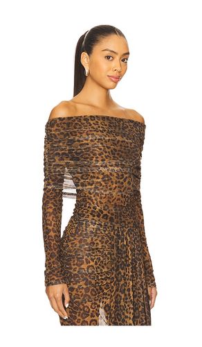 Printed Mesh Off The Shoulder Top in . Size M. Also in S - Lapointe - Modalova