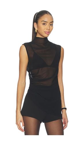 Mock Neck Ruched Top in . Size 4. Also in 6 - LaPointe - Modalova