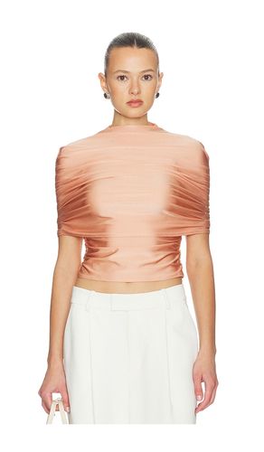Mock Neck Ruched Top in . Size L. Also in S, XS - LaPointe - Modalova
