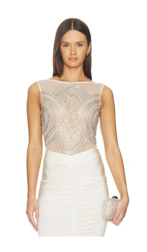 X REVOLVE Mosaic Embroidered Bodysuit in ,. Size 0. Also in 2, 4, 6 - LaPointe - Modalova