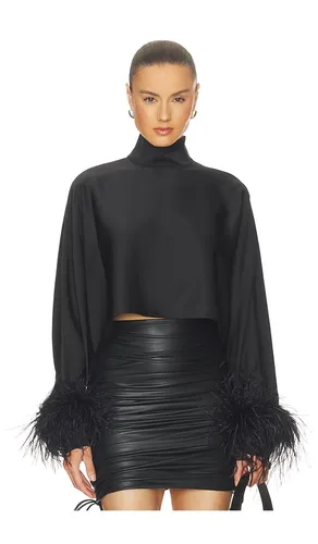 X REVOLVE Lightweight Satin Caftan Top in . Size L. Also in S, XS - LaPointe - Modalova
