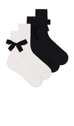 Jocelyn Bow Socks 2 Pack in - Lovers and Friends - Modalova