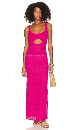 Tayla Pointelle Maxi Dress in Fuchsia. - size L (also in M, S, XL, XS) - Lovers and Friends - Modalova