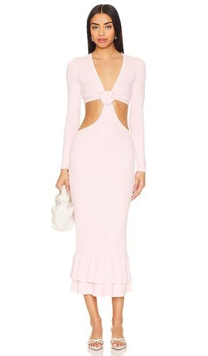 Wrenna Rosette Midi Dress in Pink. - size M (also in S, XL, XS) - Lovers and Friends - Modalova