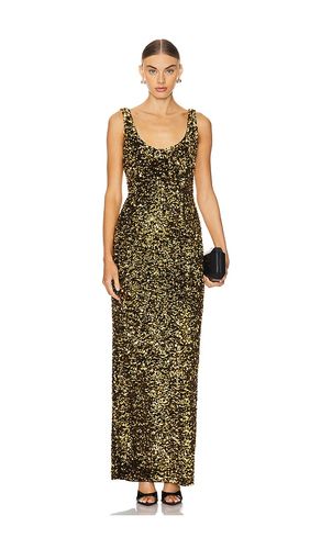 Ginger Sequin Gown in Metallic Gold. - size S (also in XS) - Lovers and Friends - Modalova