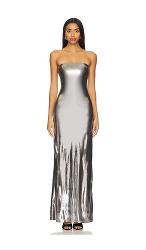 Liza Gown in Metallic Silver. - size L (also in M, S, XL, XS, XXS) - Lovers and Friends - Modalova