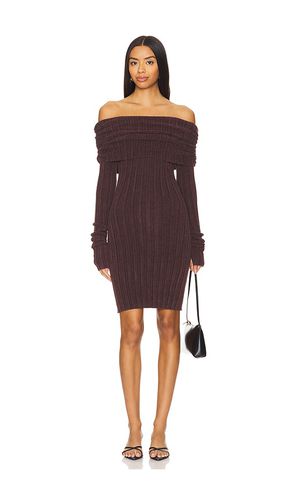 Jaycee Sweater Dress in Chocolate. - size L (also in M, S, XS) - Lovers and Friends - Modalova