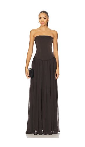 Delia Gown in Chocolate. - size L (also in M, XXS) - Lovers and Friends - Modalova
