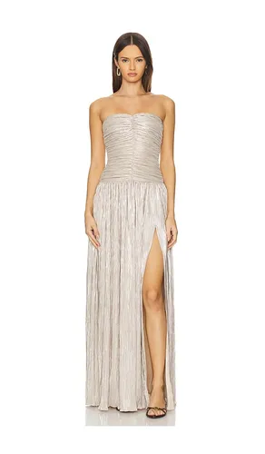 Elia Gown in Metallic Gold. - size M (also in XS) - Lovers and Friends - Modalova