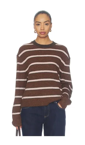 Kristin Stripe Pullover in Brown. - size L (also in M, S, XL, XS, XXS) - Lovers and Friends - Modalova