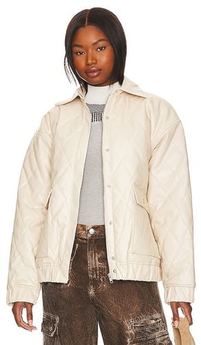 X Rachel Rylee Faux Leather Jacket in Cream. - size S (also in XL) - Lovers and Friends - Modalova