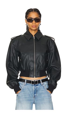 Chaqueta dylan faux leather bomber en color talla L en - Black. Talla L (también en M, S, XL, XXS) - Lovers and Friends - Modalova