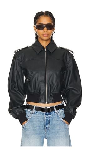 Chaqueta dylan faux leather bomber en color talla L en - Black. Talla L (también en M, S, XS, XXS) - Lovers and Friends - Modalova