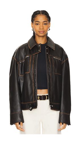 Brinley Faux Leather Jacket in . Taglia M, S - Lovers and Friends - Modalova