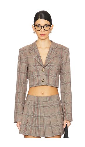 Bonnie Cropped Blazer in Tan. - size L (also in M, XS) - Lovers and Friends - Modalova