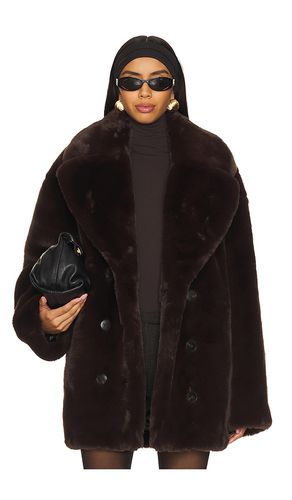 Chaqueta wainscott faux fur en color talla L en - Brown. Talla L (también en M) - Lovers and Friends - Modalova