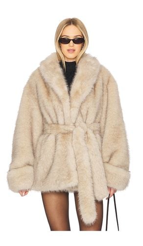 Abrigo margot faux fur en color neutral talla L en - Neutral. Talla L (también en M) - Lovers and Friends - Modalova