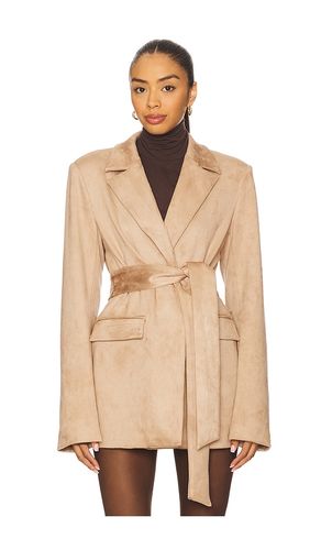 Eva Faux Suede Jacket in Tan. - size L (also in M, S, XL, XS, XXS) - Lovers and Friends - Modalova