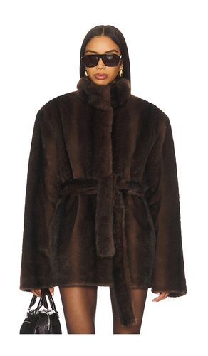 Andrea Faux Fur Jacket in Brown. - size L (also in M, S, XL) - Lovers and Friends - Modalova