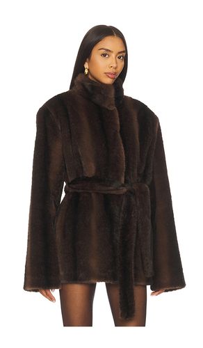 Andrea Faux Fur Jacket in Brown. - size L (also in M, S, XL) - Lovers and Friends - Modalova