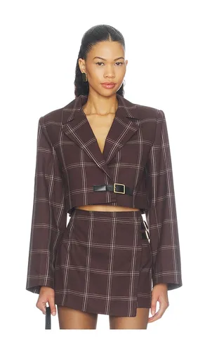 Brent Cropped Blazer in Brown. - size S (also in XXS) - Lovers and Friends - Modalova