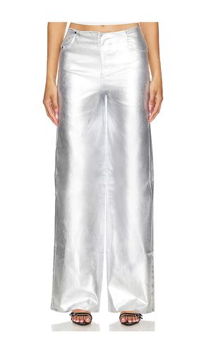 Pantalón naomi en color metálico talla L en - Metallic Silver. Talla L (también en M, S, XL, X - Lovers and Friends - Modalova