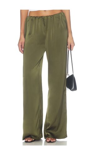 Alette Satin Pants in Olive. - size L (also in S, XL, XS) - Lovers and Friends - Modalova