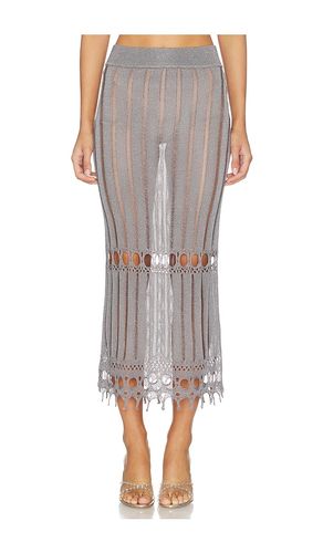 Francie Metallic Knit Maxi Skirt in . Size M. Also in S - Lovers and Friends - Modalova