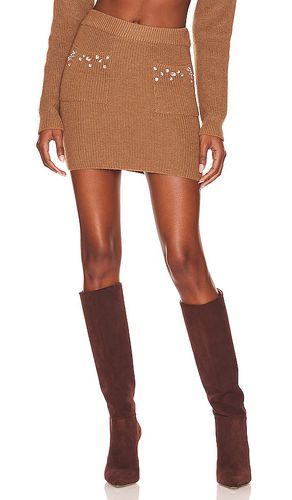 Estella Embellished Mini Skirt in Brown. - size S (also in XS) - Lovers and Friends - Modalova