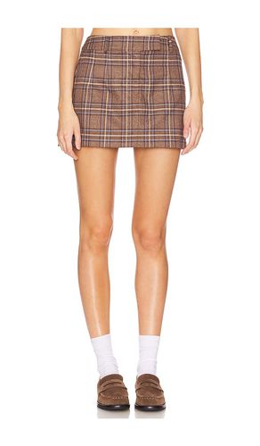 Leah Mini Skirt in Brown. - size L (also in M, S, XL, XS) - Lovers and Friends - Modalova